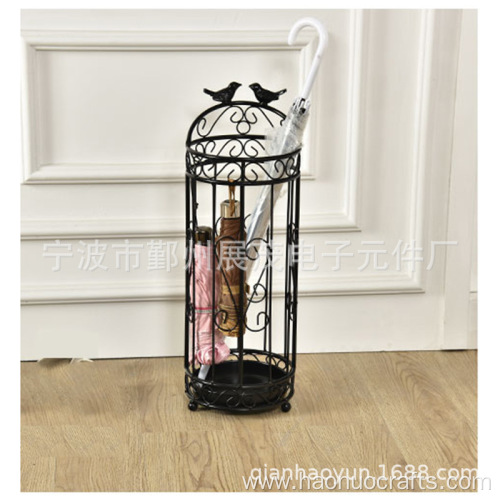 Bird cage umbrella storage rack